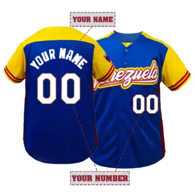 Personalizovani bejzbol dres sa imenom i brojem - Venezuela