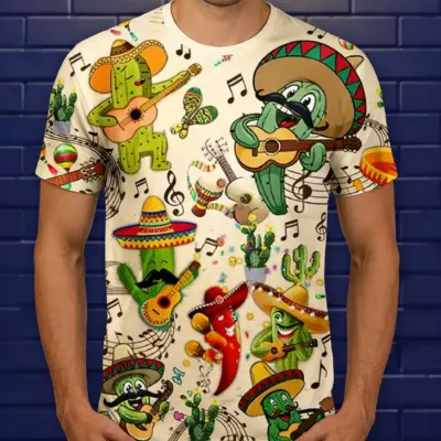 Flamingo Print Summer T-Shirt