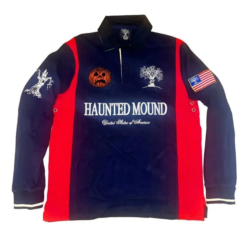 "Retro Haunted America Hip-Hop Polo" - Slika 4