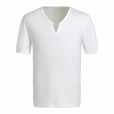 Beli pamučni V-izrez majica Michael Jackson Kostimi