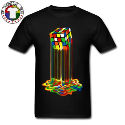 Rainbow Abstract T-Shirt Men's Top