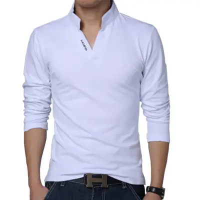 Mandarin Collar Men's T-Shirt