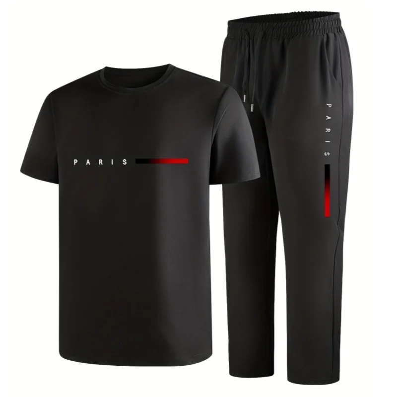 Muška letnja sportska odela za trčanje veličine 1XL-7XL. - Slika 3