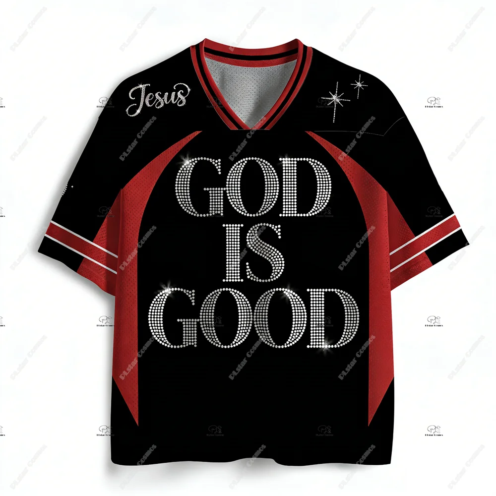 -Shirt Mrežasta prilagodljiva imena fudbalskog tima Majica sa V-izrezom - Slika 2