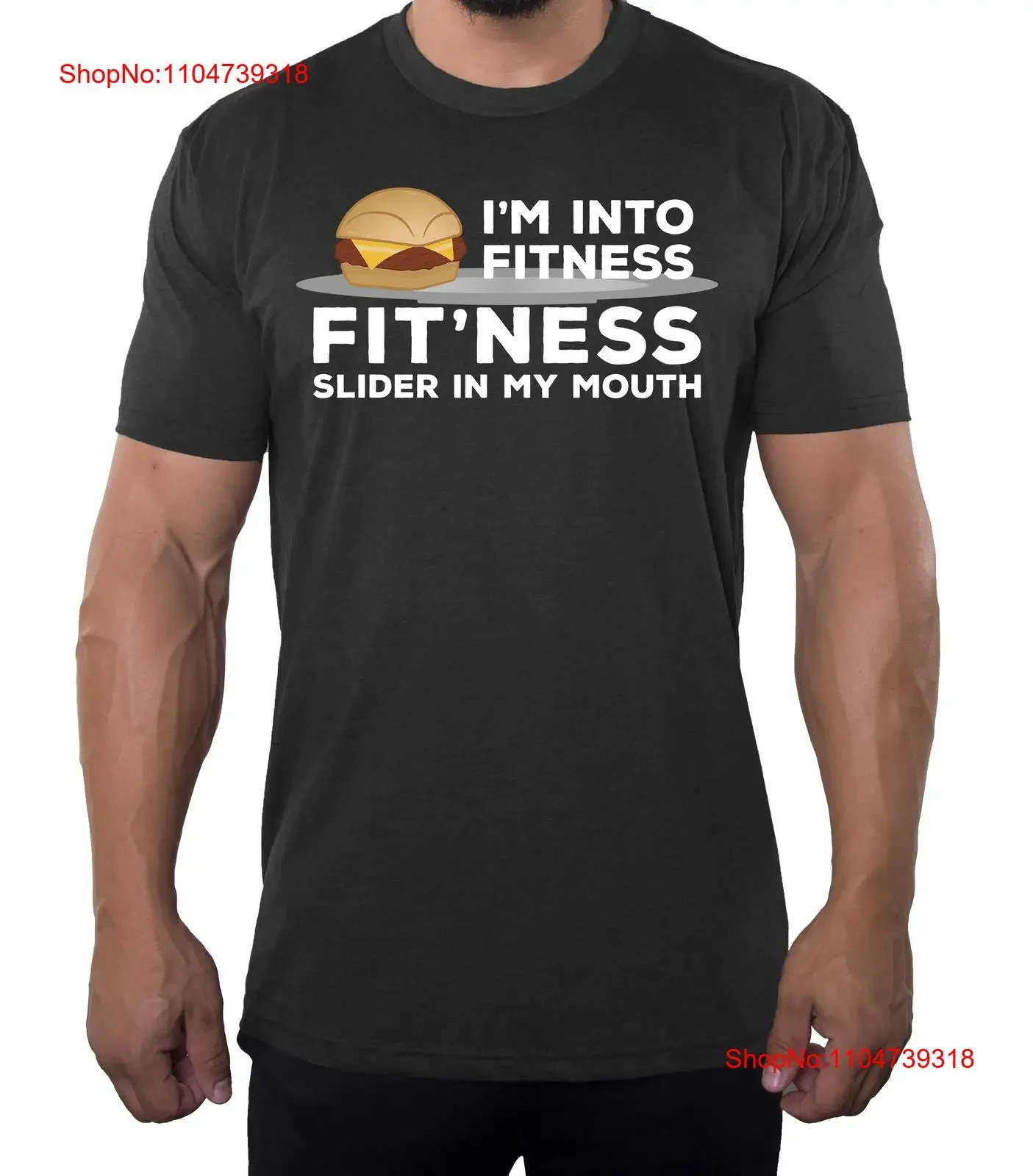 Muška smešna Fitnes Majica sa Grafikom za Trening i Svakodnevno Nošenje