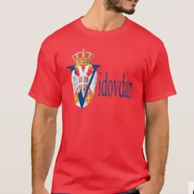 "Vidovdanski T-shirt - letnja pamučna majica za muškarce"