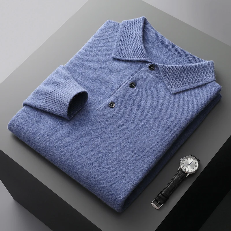 . "Merino Polo Men's Sweater" - Slika 2