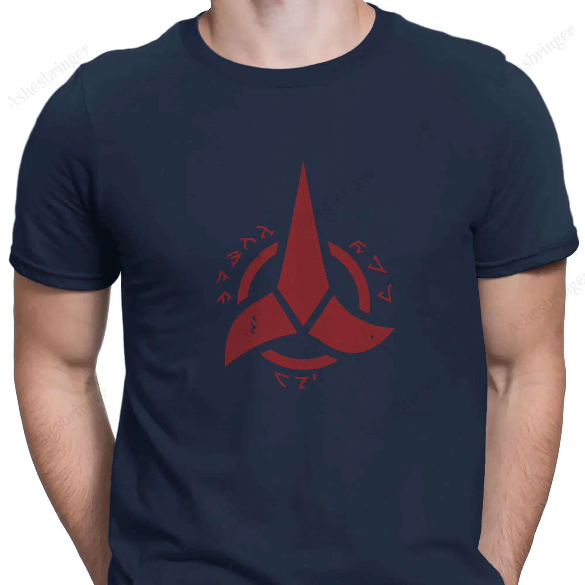Klingon Empire Graphic Tee Men's Casual Top - Slika 5