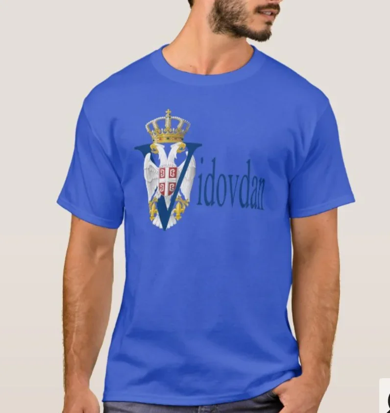 "Vidovdanski T-shirt - letnja pamučna majica za muškarce" - Slika 2