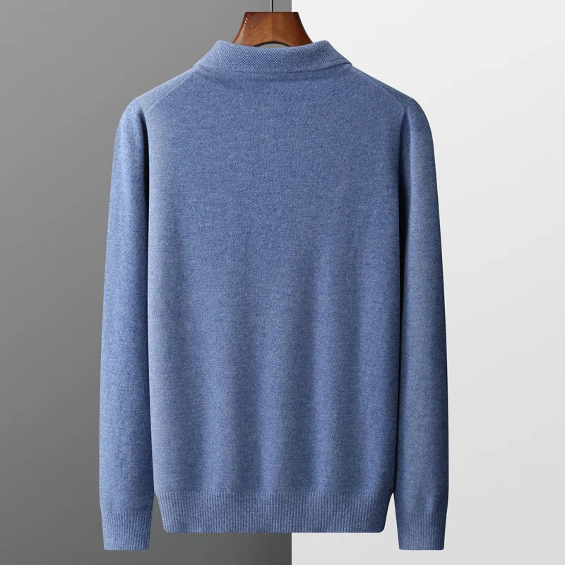 . "Merino Polo Men's Sweater" - Slika 6