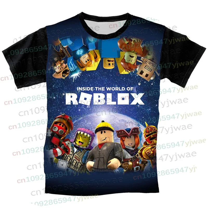"Letnja dečja majica sa likovima iz Roblox igre" - Slika 6