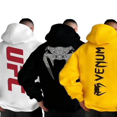 "Streetwear Hoodie - MMA Inspired Prints"