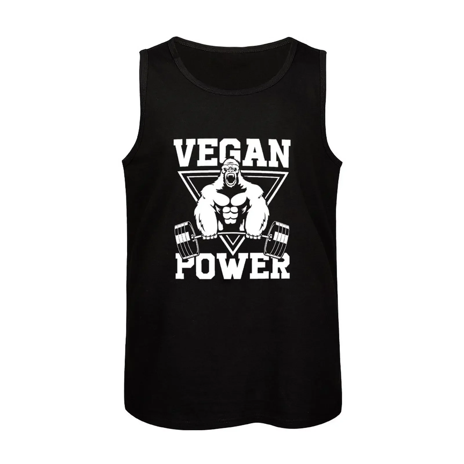 Veganska bodibilding majica za muskarce u teretani - Slika 4