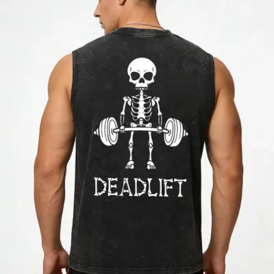 Mens Cotton Gym T-Shirt Sleeveless