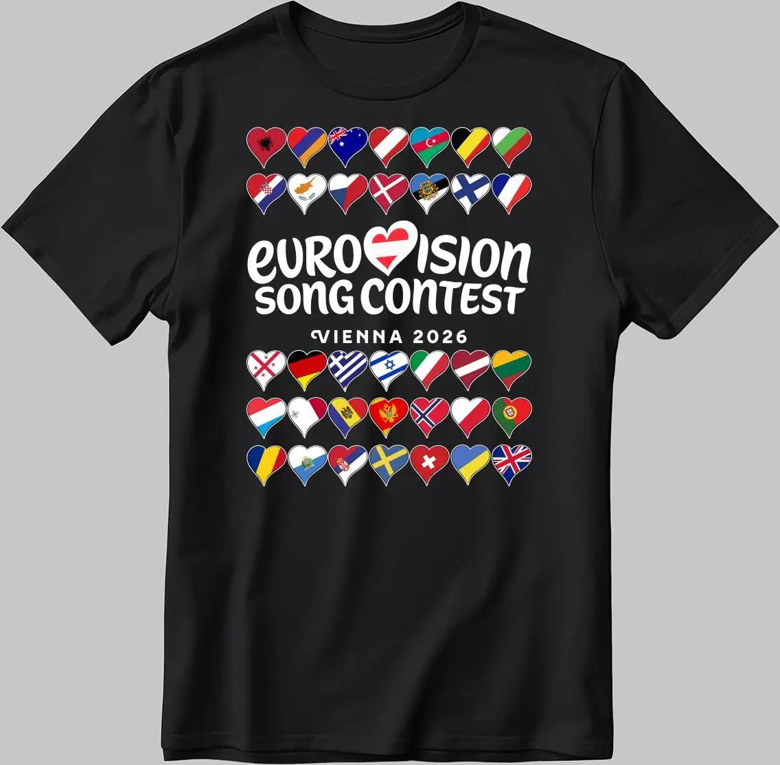 "Letnja pamučna majica Beč Eurosong 2021" - Slika 5