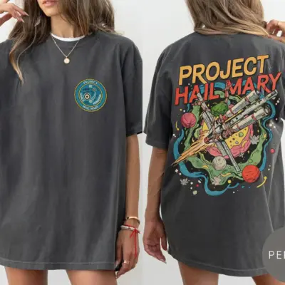 Hail Mary Cotton T-shirt Men/Women: Summer Fashion