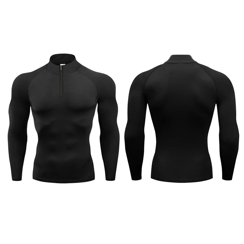 Fitnes majica sa dugim rukavima za muškarce - Slika 3