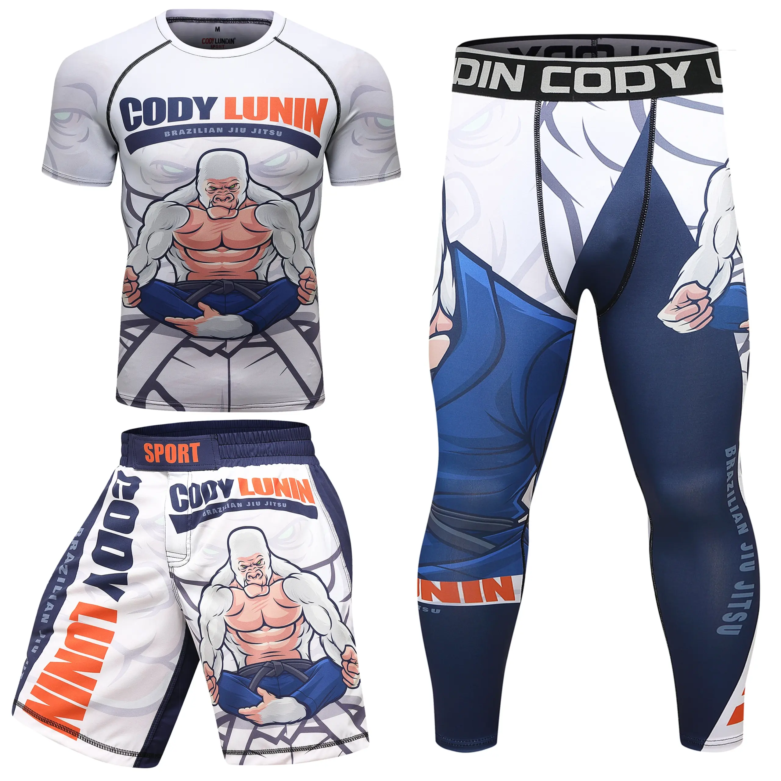 Rashguard MMA T-shirt Set