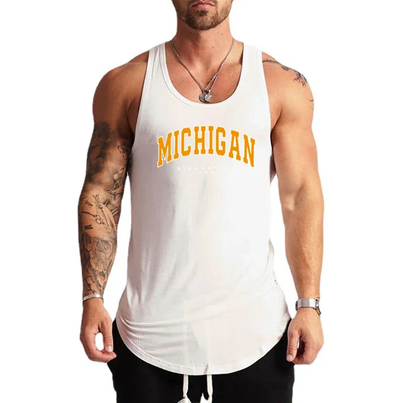 Muscle Tank Tops Summer Fitness - Slika 2