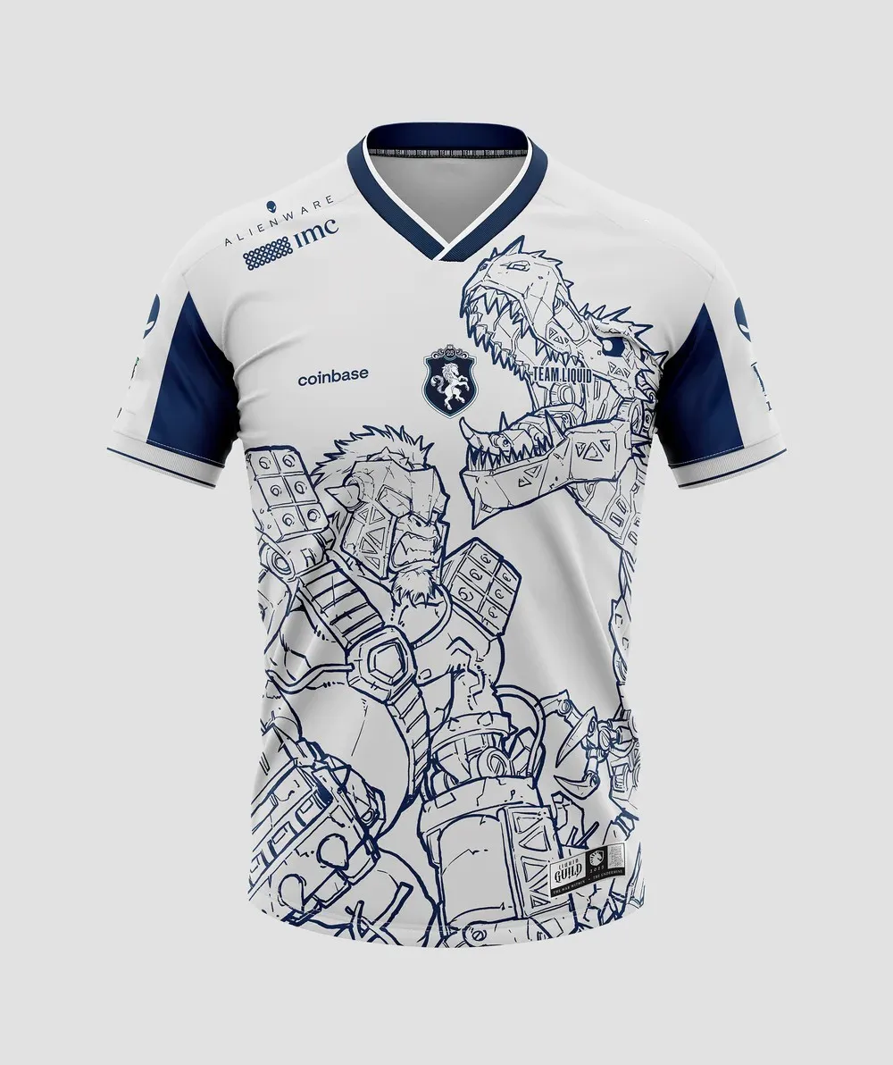 "Liquid Summer V-Neck T-Shirt"