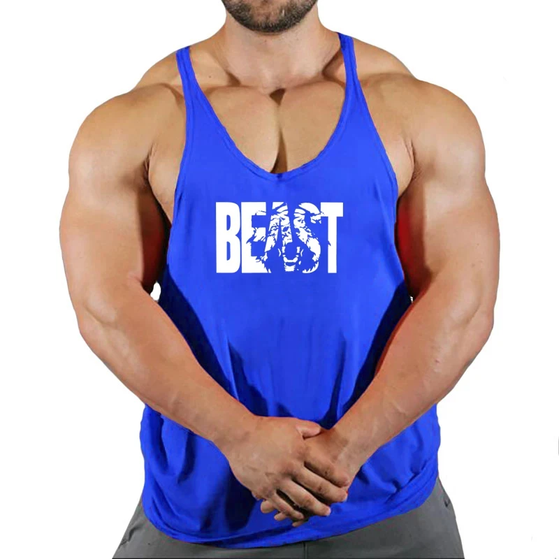 Muscular Bodybuilding Singlet Sports Vest - Slika 6