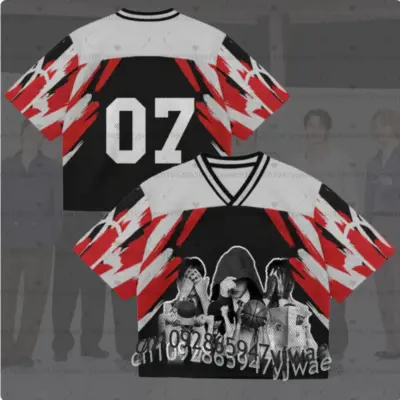 "Novi Svetski Koncertni Dres za Ljubitelje V, Kratkih Rukava, Letnji Muški i Ženski T-shirt"