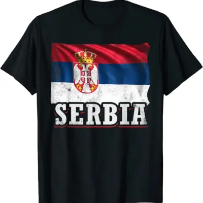 Patriotska majica sa srpskom zastavom