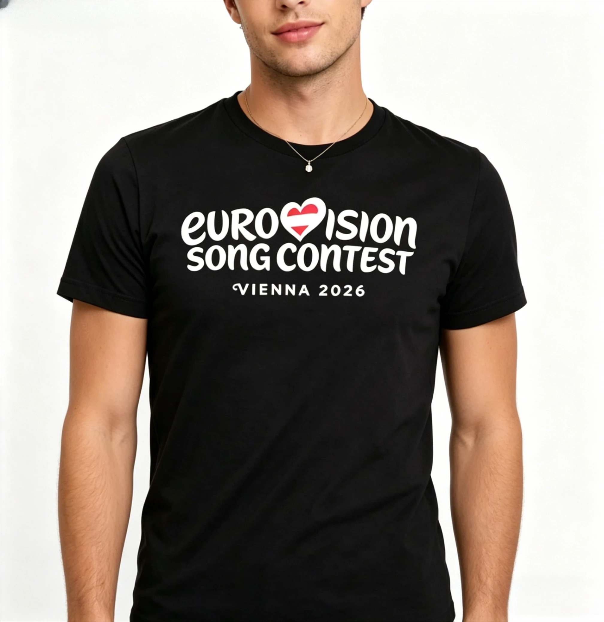 "Letnja pamučna majica Beč Eurosong 2021" - Slika 3
