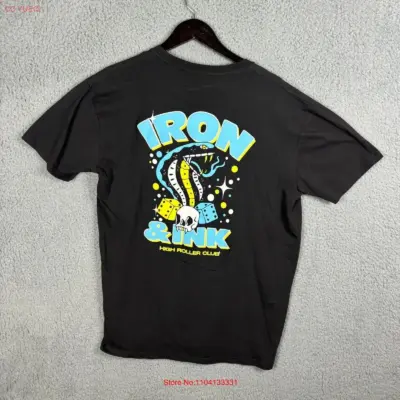 Crno-bela majica "Iron and Ink" - XL