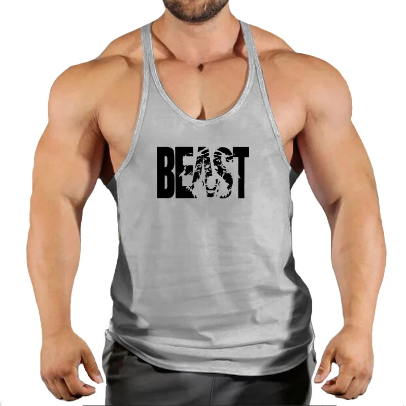 Muscular Bodybuilding Singlet Sports Vest - Slika 4