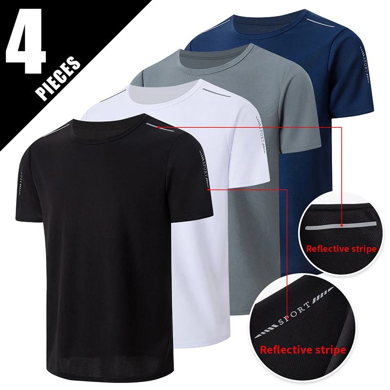 Men's Quick-drying Sports T-shirt - Slika 6