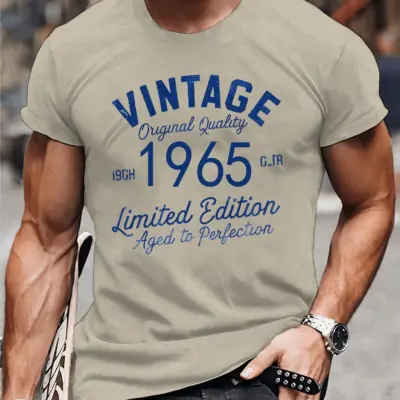 Vintage Men's Cotton T-Shirt.