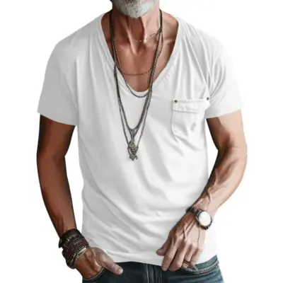 Novi V-Neck Muška Majica Bez Rukava
