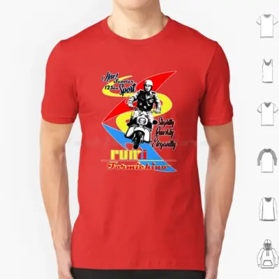 Cafe  "Rumi Scooter T-Shirt for Men, Women, and Kids"