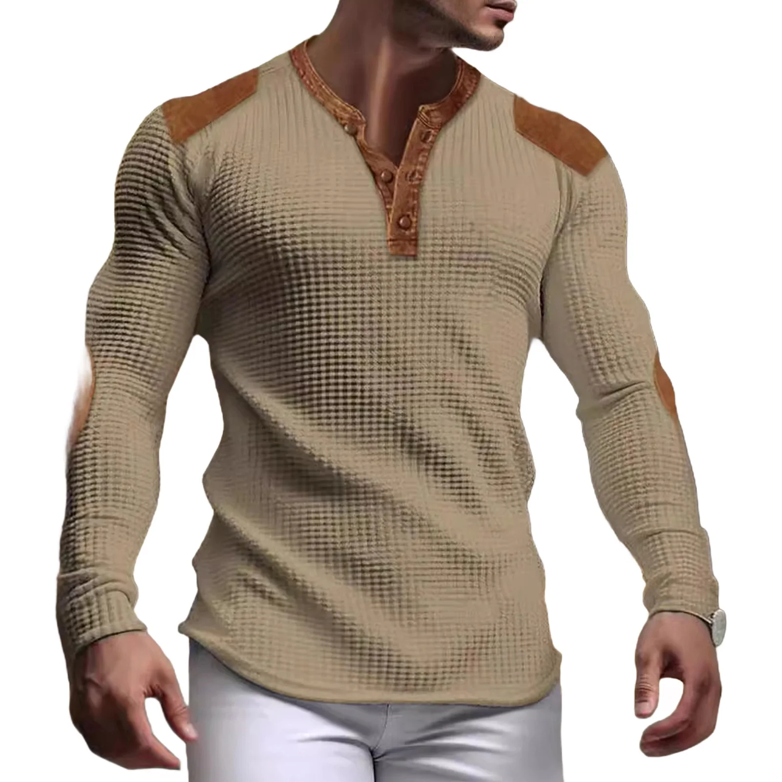 Slim Fit Cotton T-shirt for Men - Slika 5