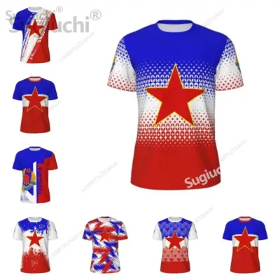 Yugoslavia Flag 3D Sports T-shirt
