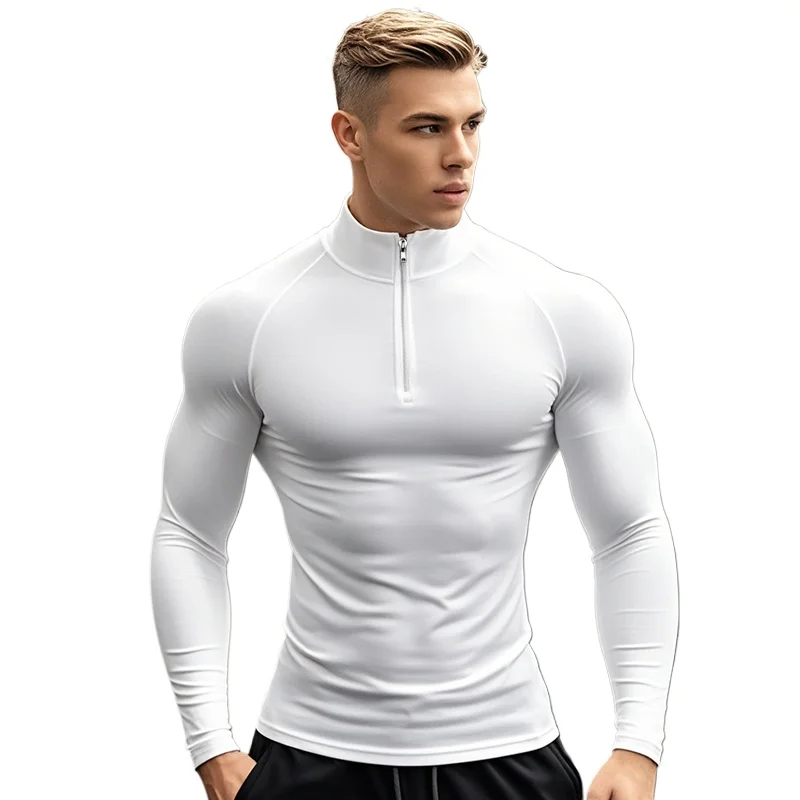Fitnes majica sa dugim rukavima za muškarce