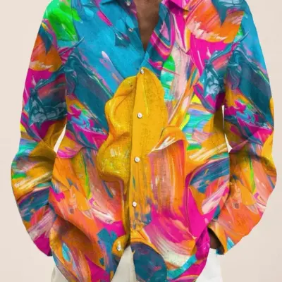 Street Linen Long Sleeve Shirt