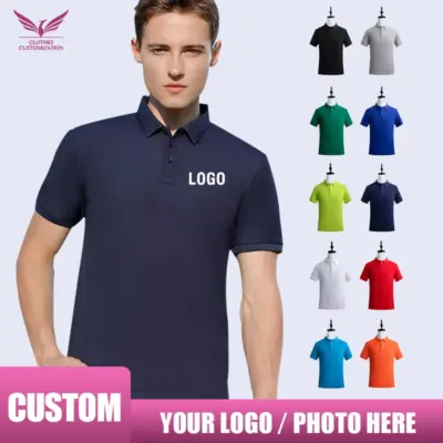 Personalized Polo Shirt Embroidered Top