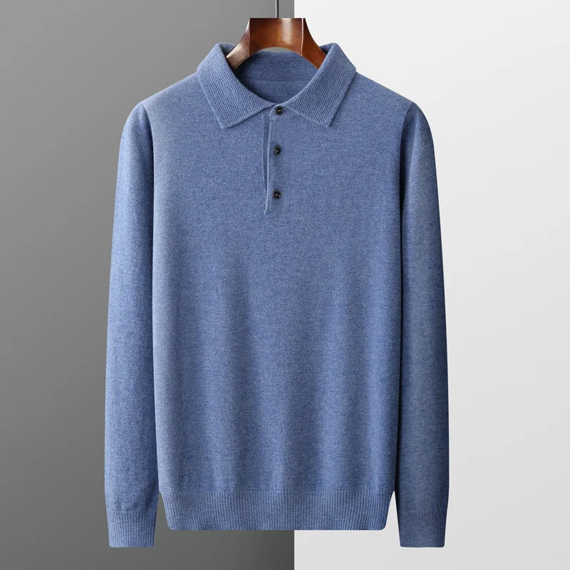 . "Merino Polo Men's Sweater" - Slika 5