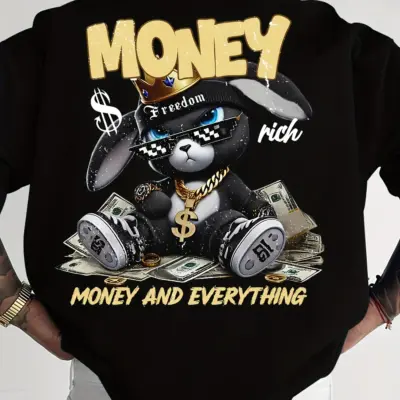 "Letnja sportska majica za muškarce sa 3D slovima"