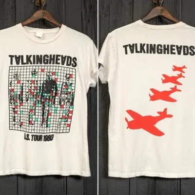 "Talking Heads Double-sided T-shirt"