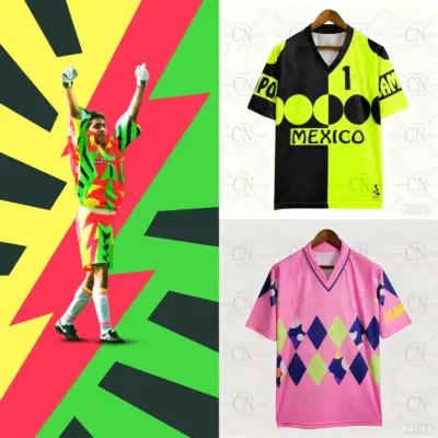 Retro Mexico Football Training Tee