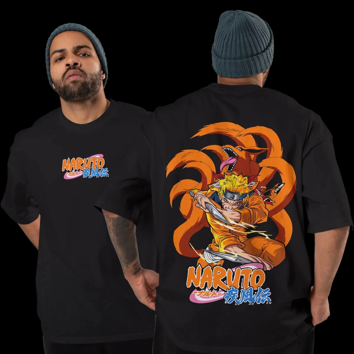 "Kurama Nine-Tails Anime T-Shirt" - Slika 3
