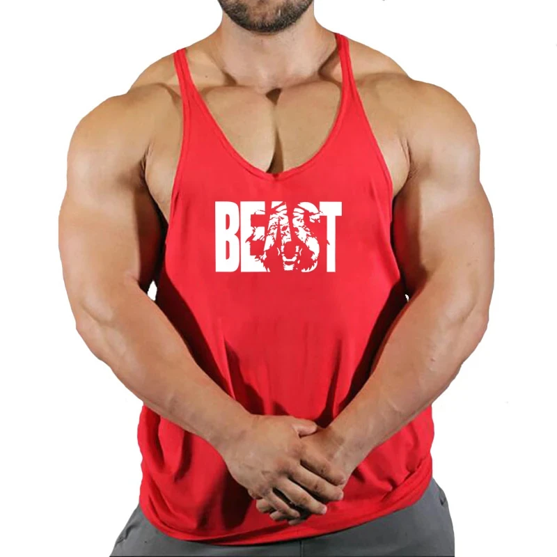 Muscular Bodybuilding Singlet Sports Vest - Slika 5