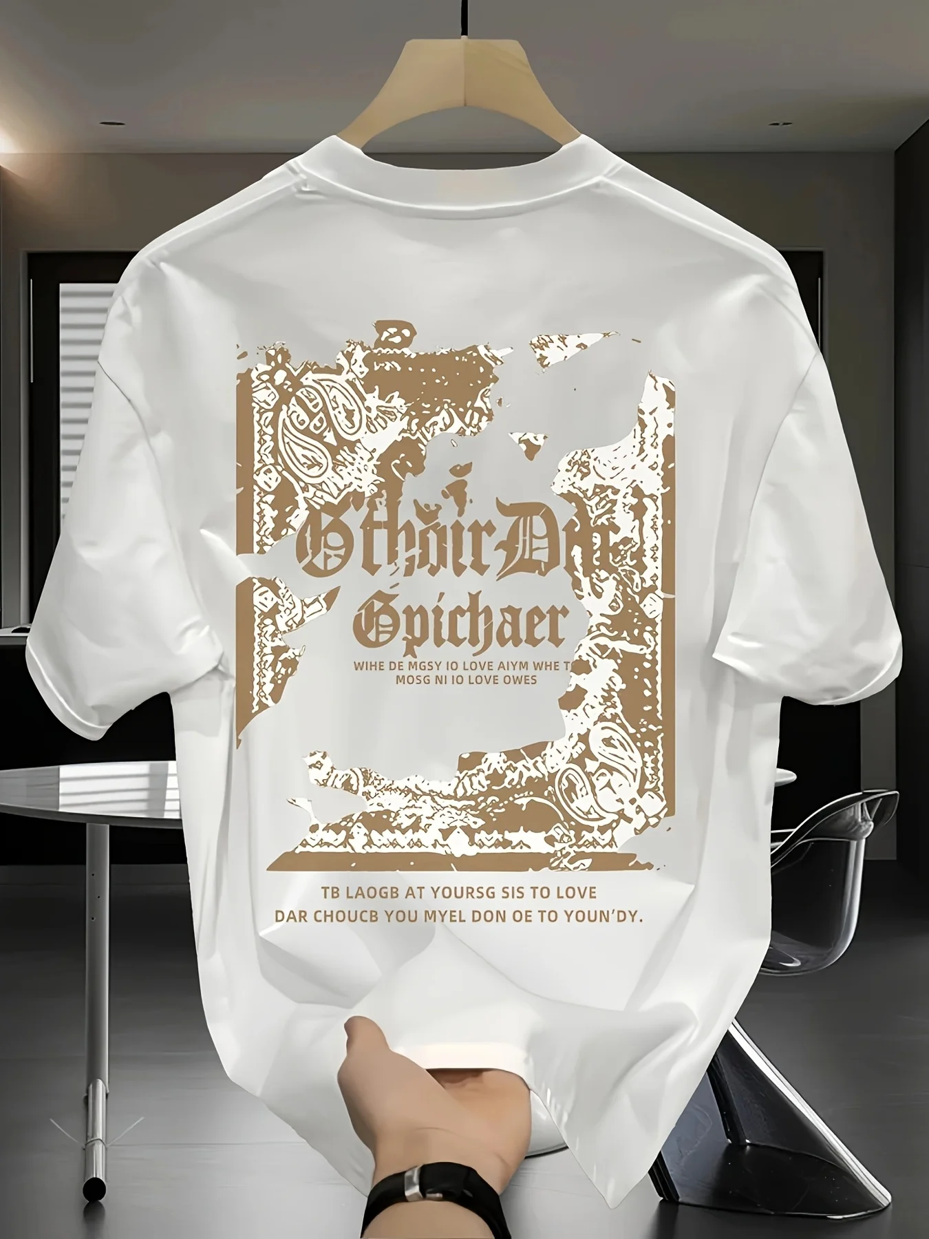 Trendy Men's Gothic T-shirt - Slika 2