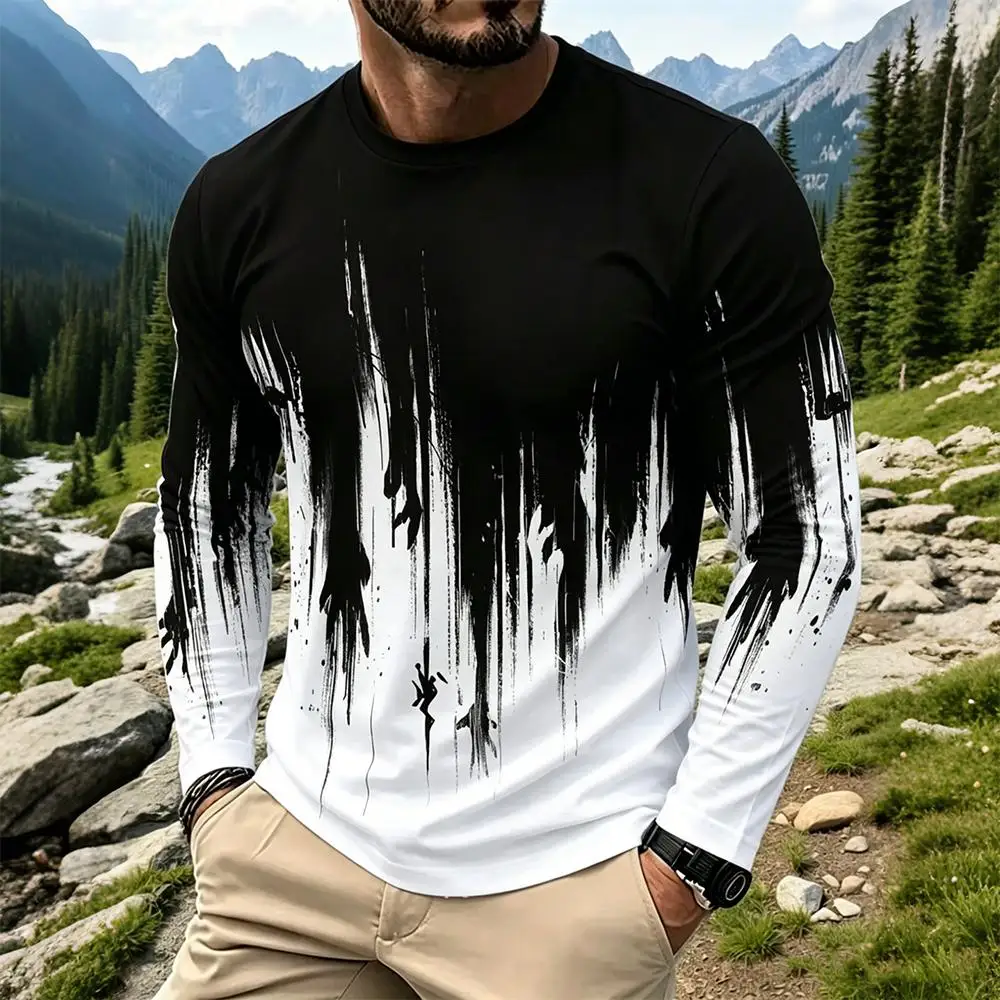 Gradient Ink Long Sleeve T-Shirt