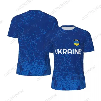 Ukrajinske zastave majice - sportski mrežasti dizajn