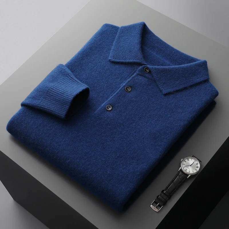 . "Merino Polo Men's Sweater" - Slika 4