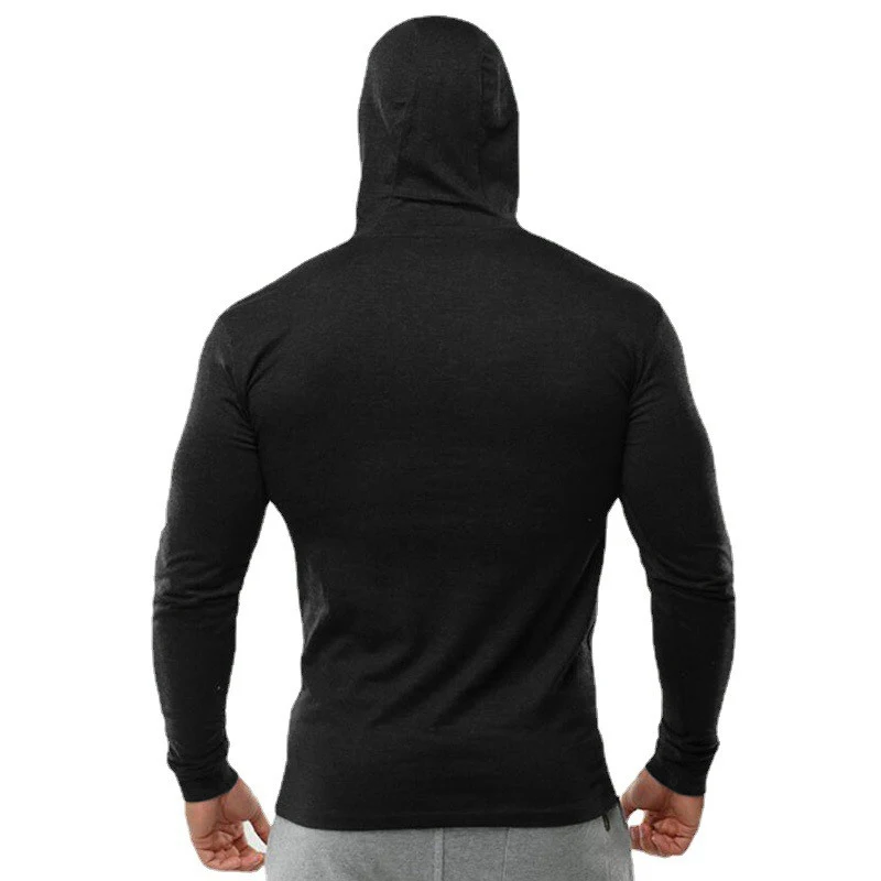 Sport T-shirt Hooded Gym Sweatshirts - Slika 4